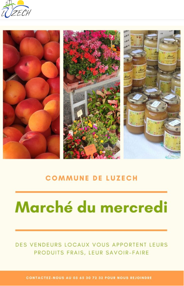 Marché de Luzech